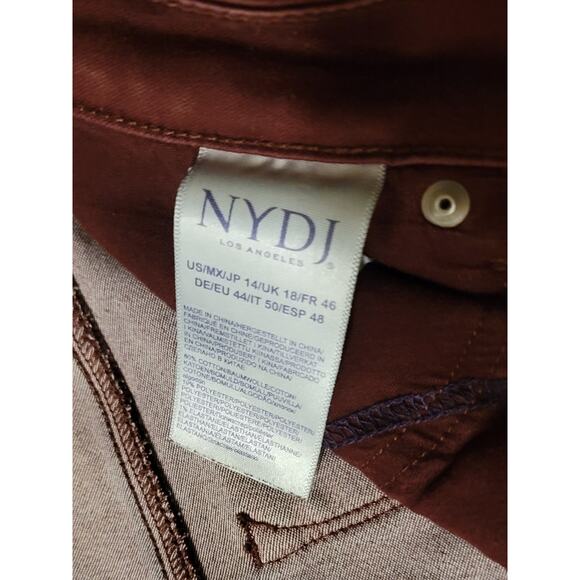 NYDJ Ami Skinny Legging Deep Currant - Picture 5 of 7